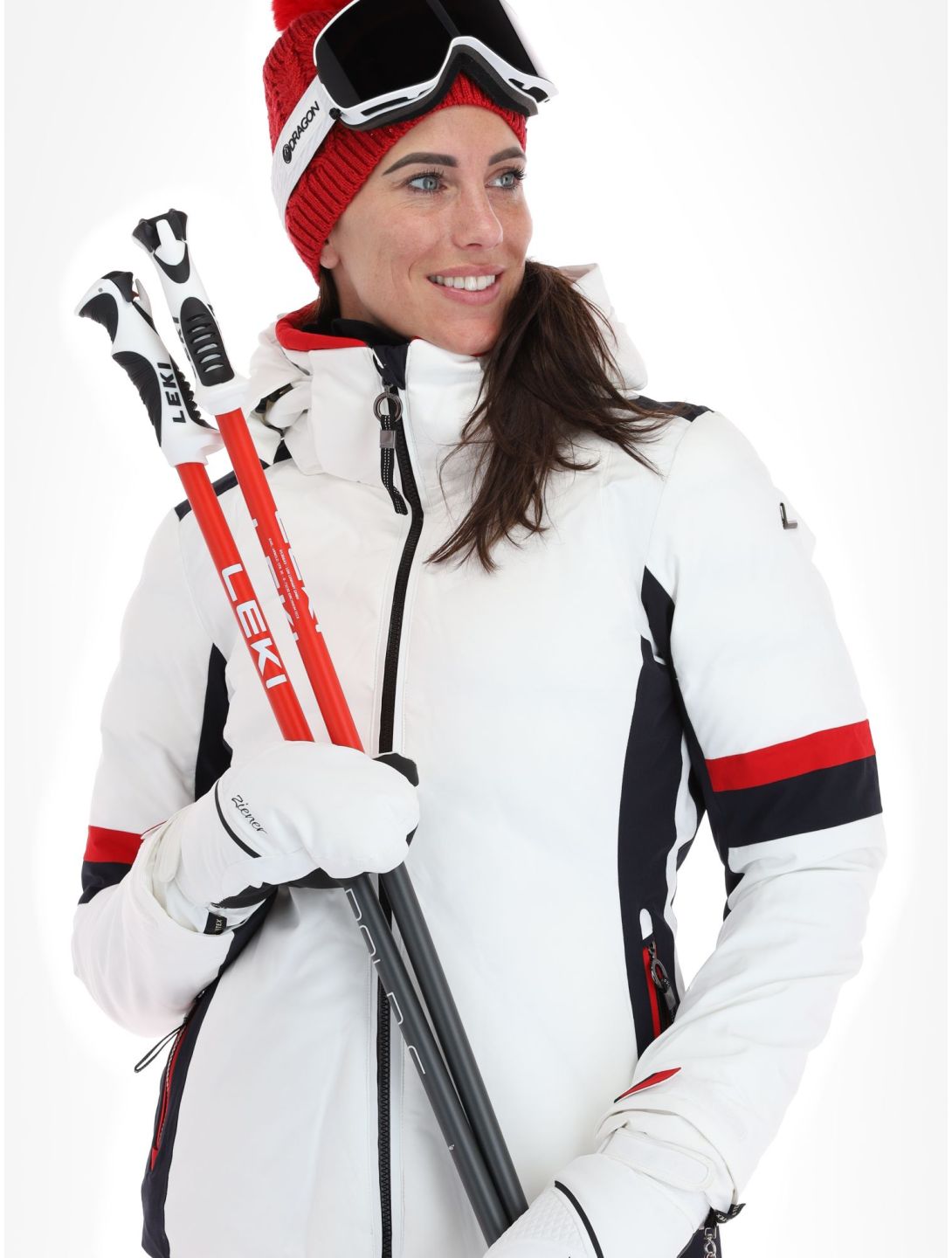 Luhta, Kaakkurivaara ski-jas dames Optic White wit 