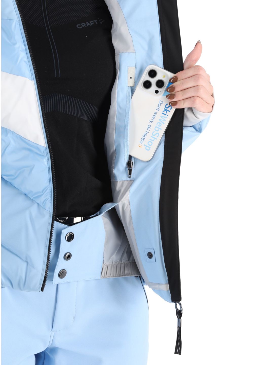 Luhta, Kaarto ski-jas dames Light Blue blauw 