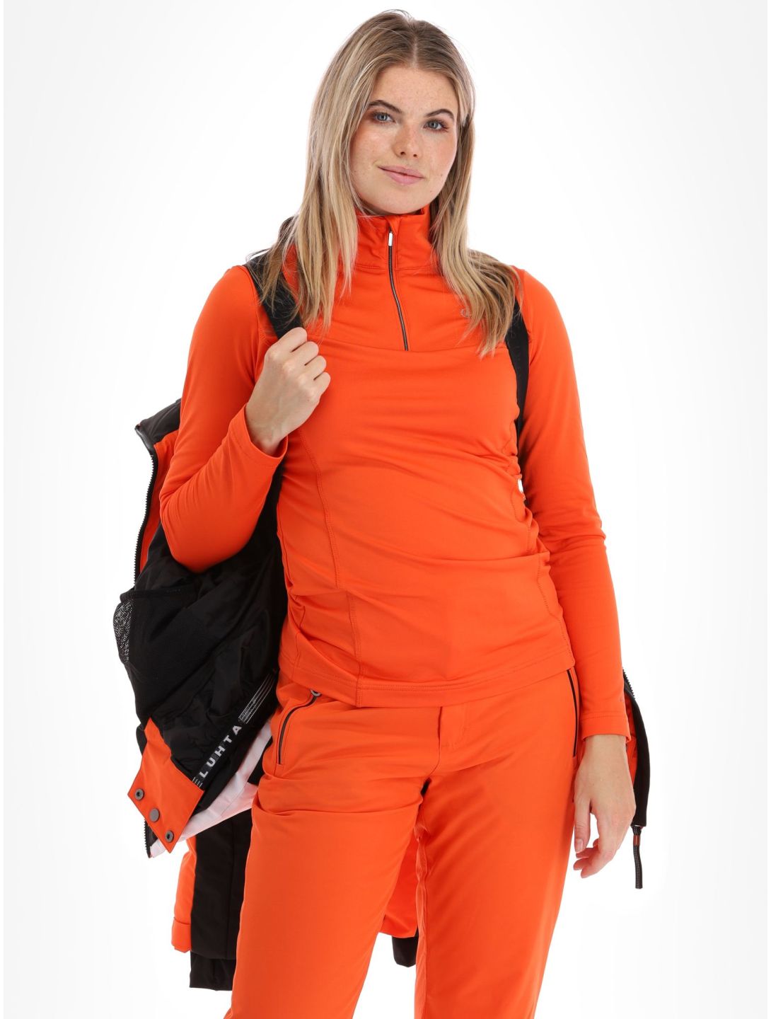 Luhta, Kaldoaivi ski-jas dames Orange oranje, wit, zwart 