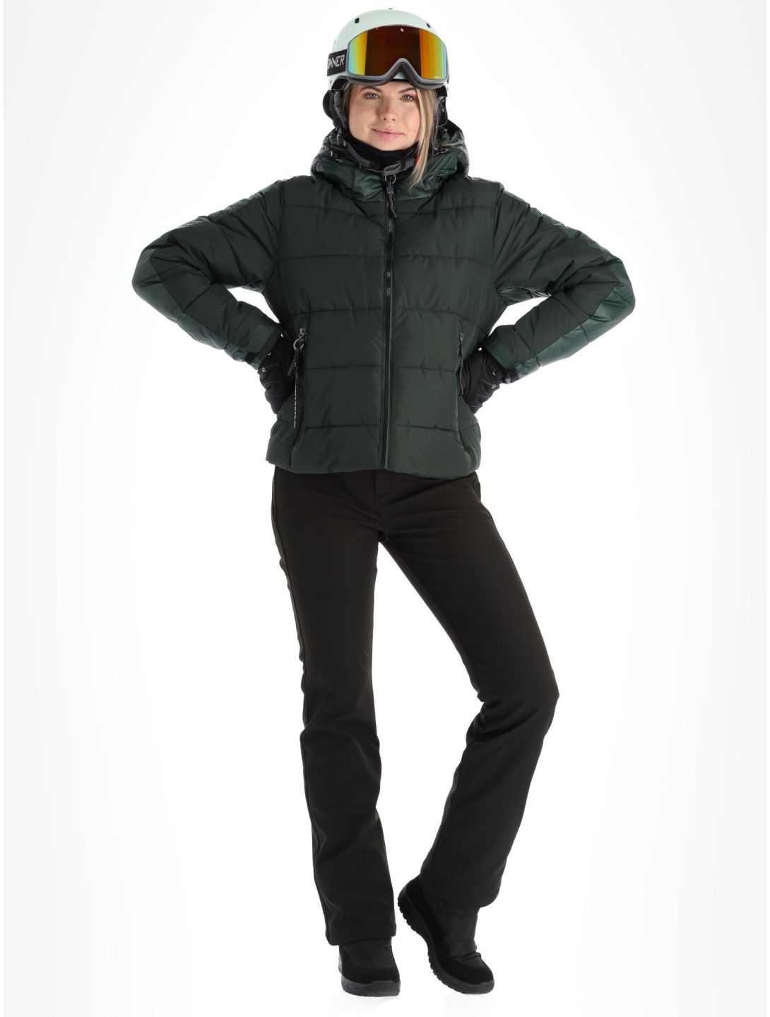 Luhta, Karhutunturi ski-jas dames Dark Green groen 