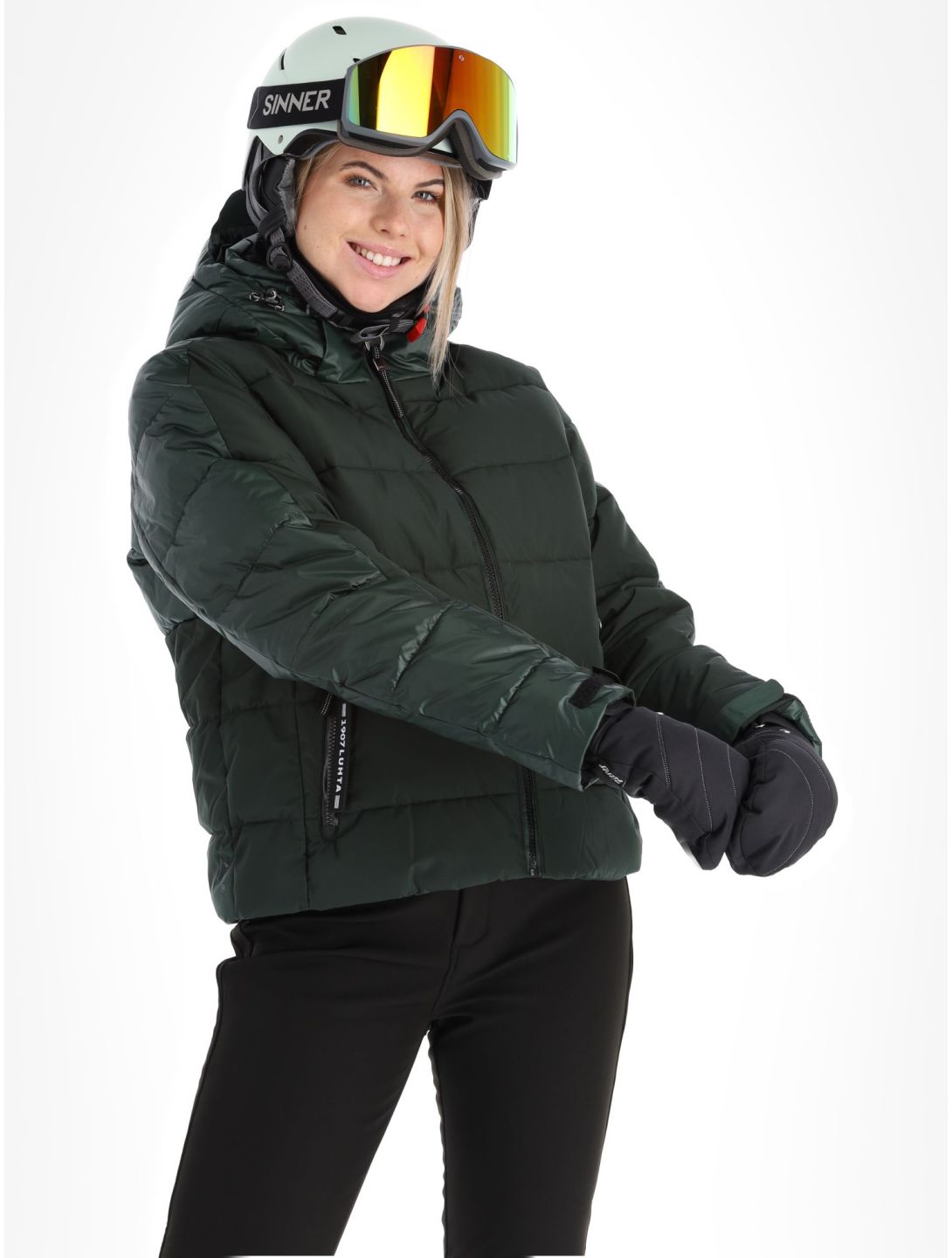 Luhta, Karhutunturi ski-jas dames Dark Green groen 