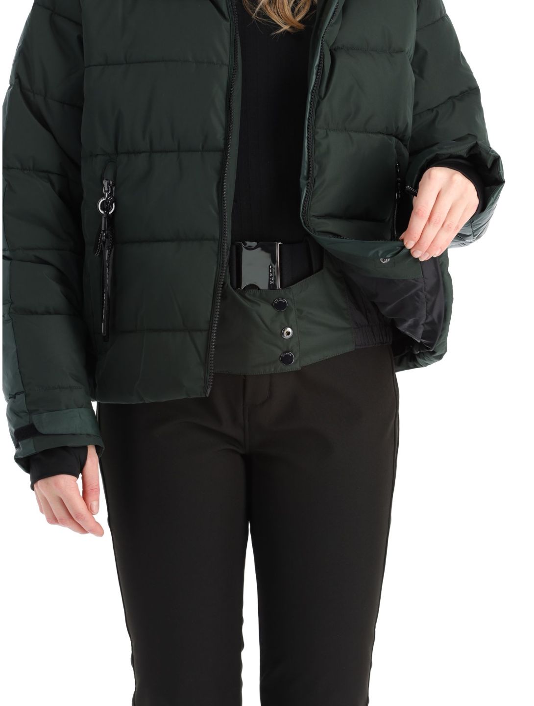 Luhta, Karhutunturi ski-jas dames Dark Green groen 