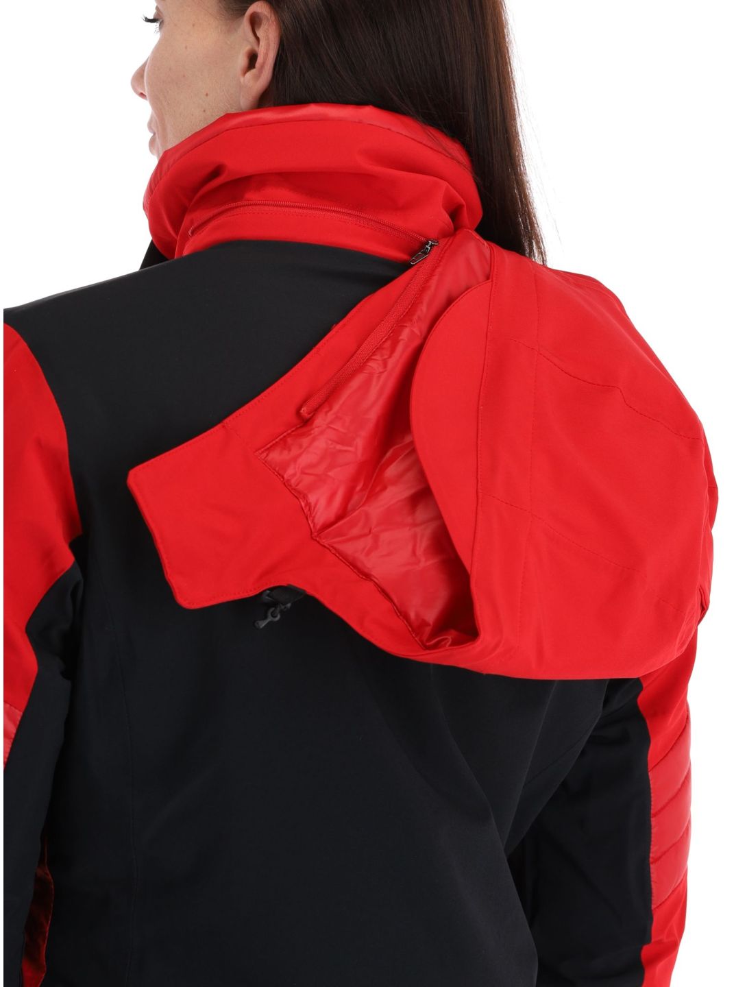 Luhta, Karravaara ski-jas dames Cranberry rood, zwart 