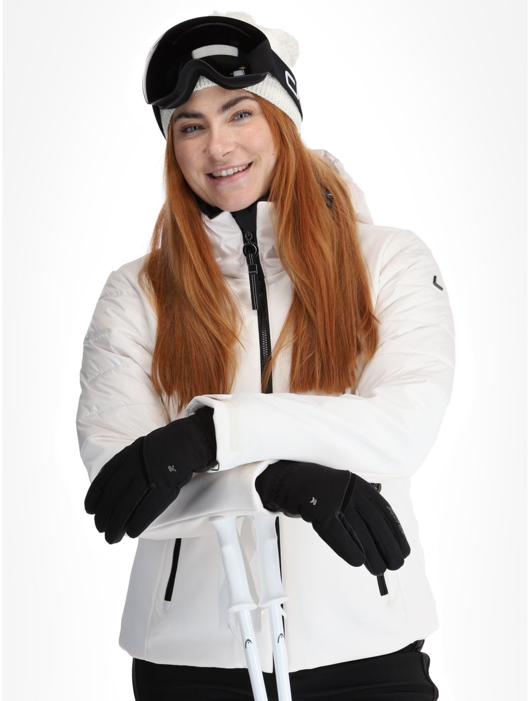 Luhta, Kierinki ski-jas dames Powder beige 