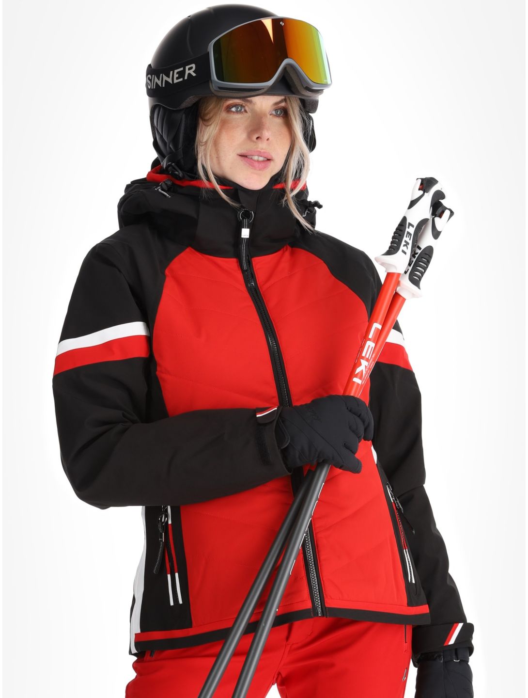 Luhta, Koutela ski-jas dames Cranberry rood 