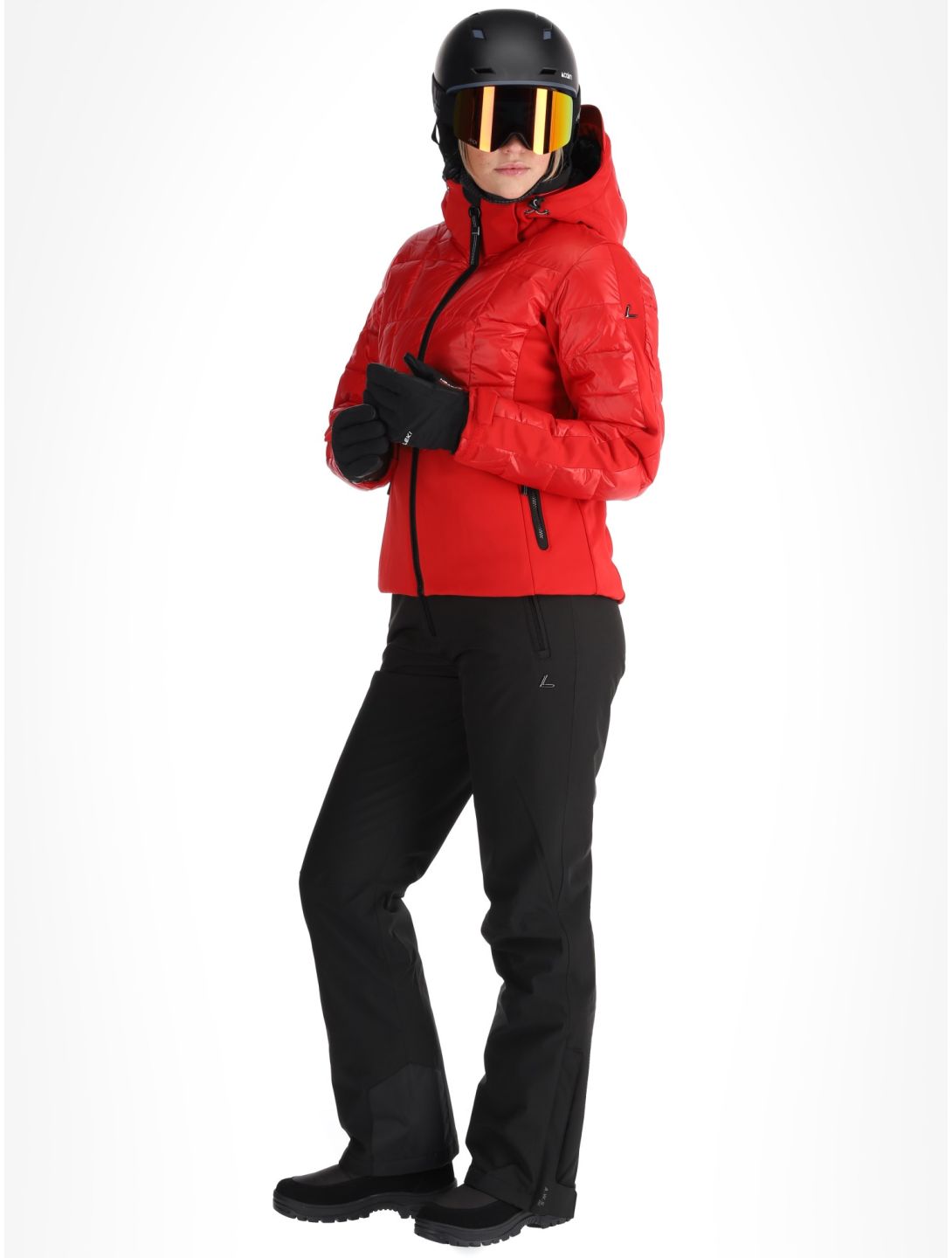 Luhta, Kuivasalmi ski-jas dames Cranberry rood 