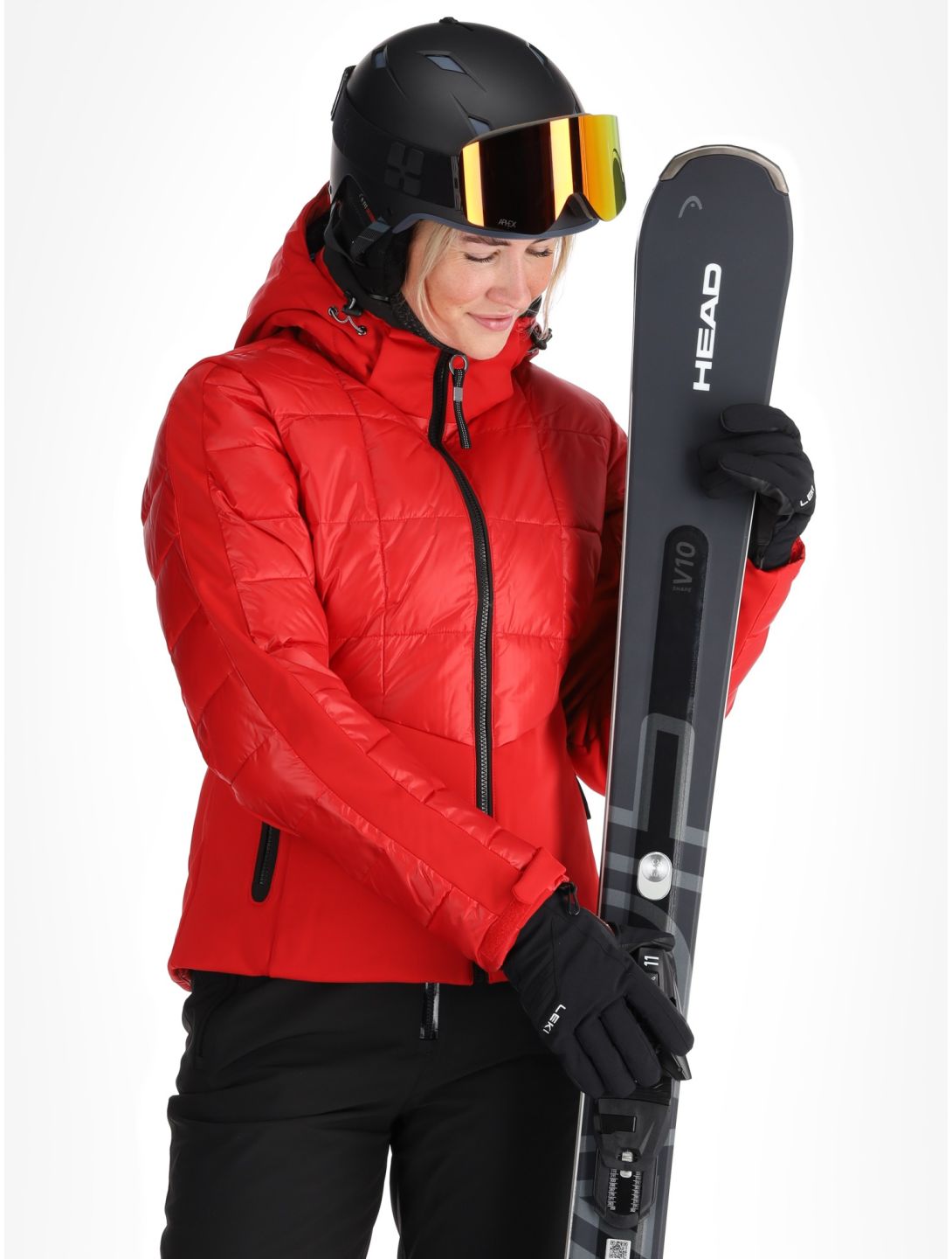 Luhta, Kuivasalmi ski-jas dames Cranberry rood 