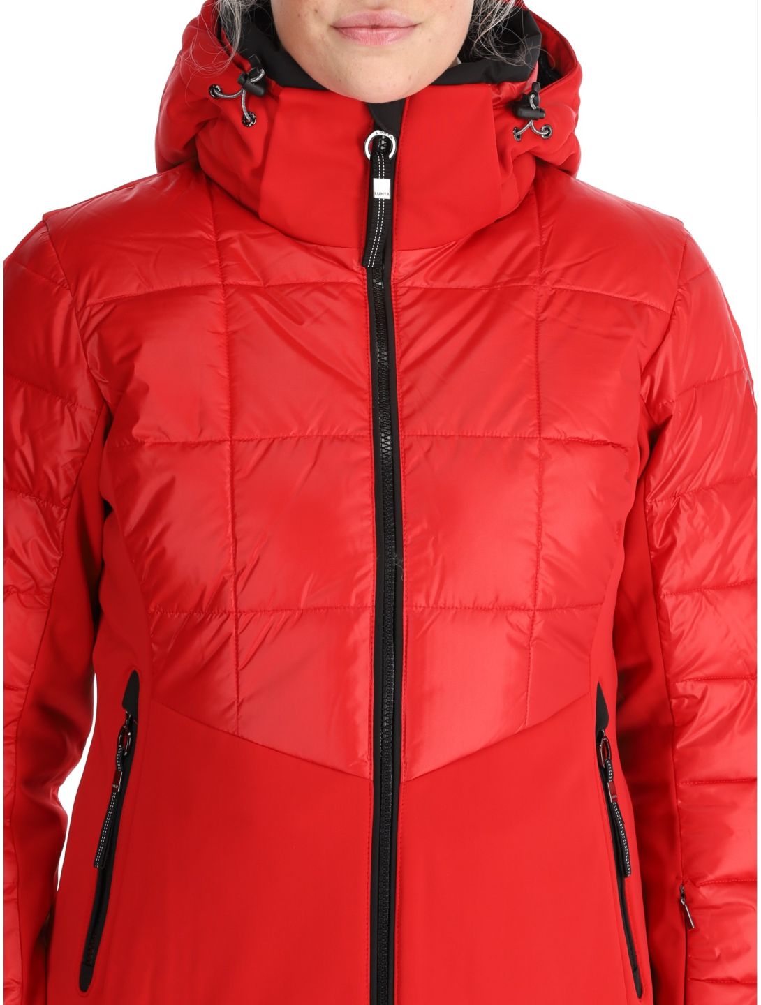 Luhta, Kuivasalmi ski-jas dames Cranberry rood 