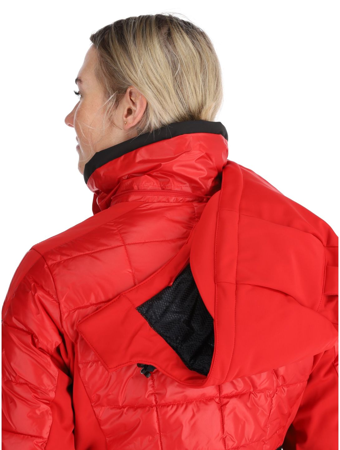 Luhta, Kuivasalmi ski-jas dames Cranberry rood 