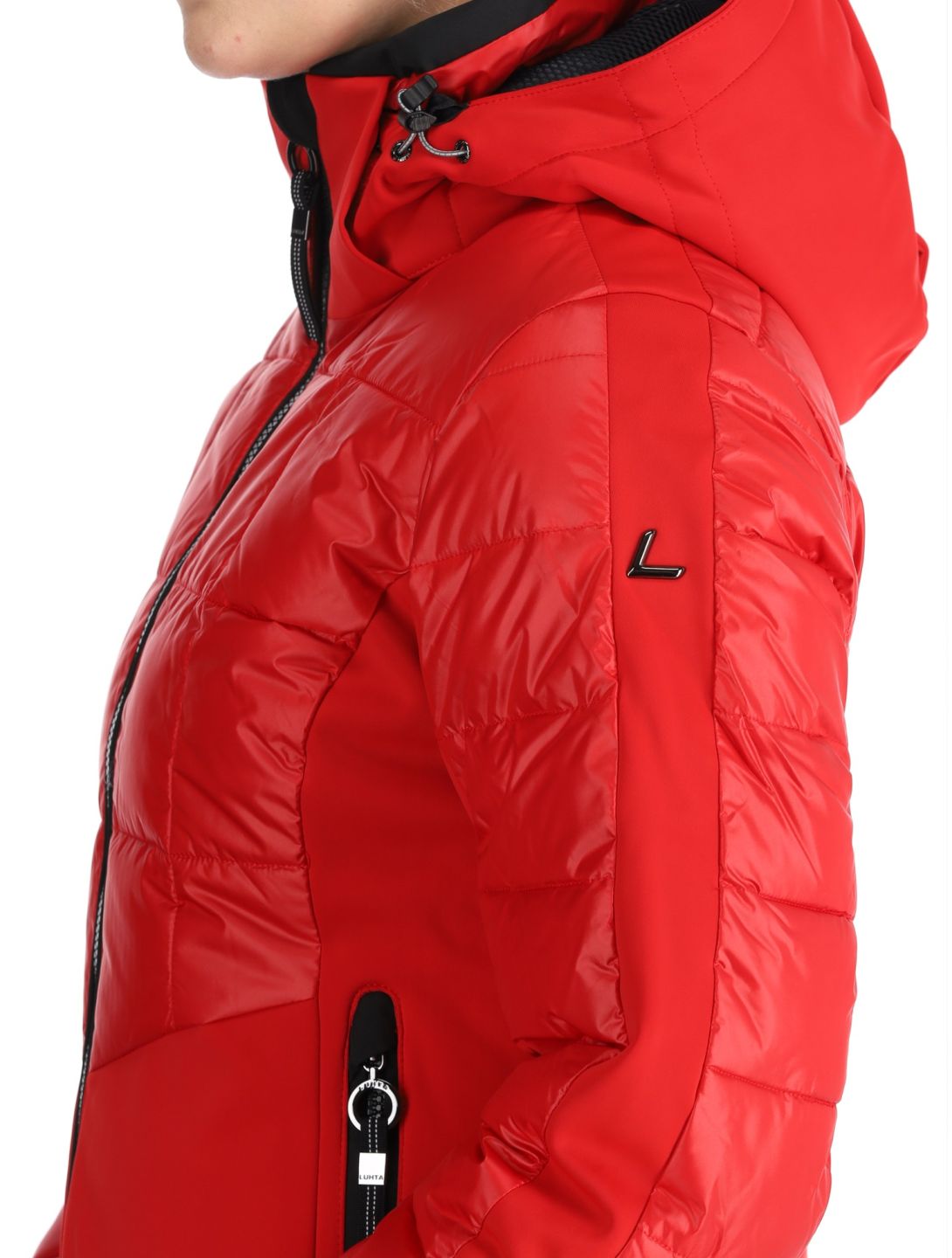 Luhta, Kuivasalmi ski-jas dames Cranberry rood 