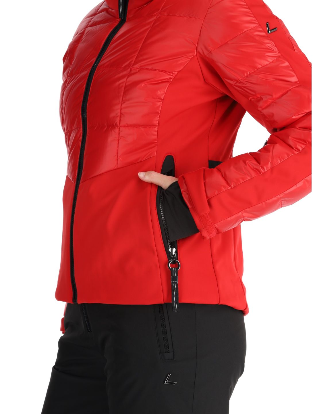 Luhta, Kuivasalmi ski-jas dames Cranberry rood 