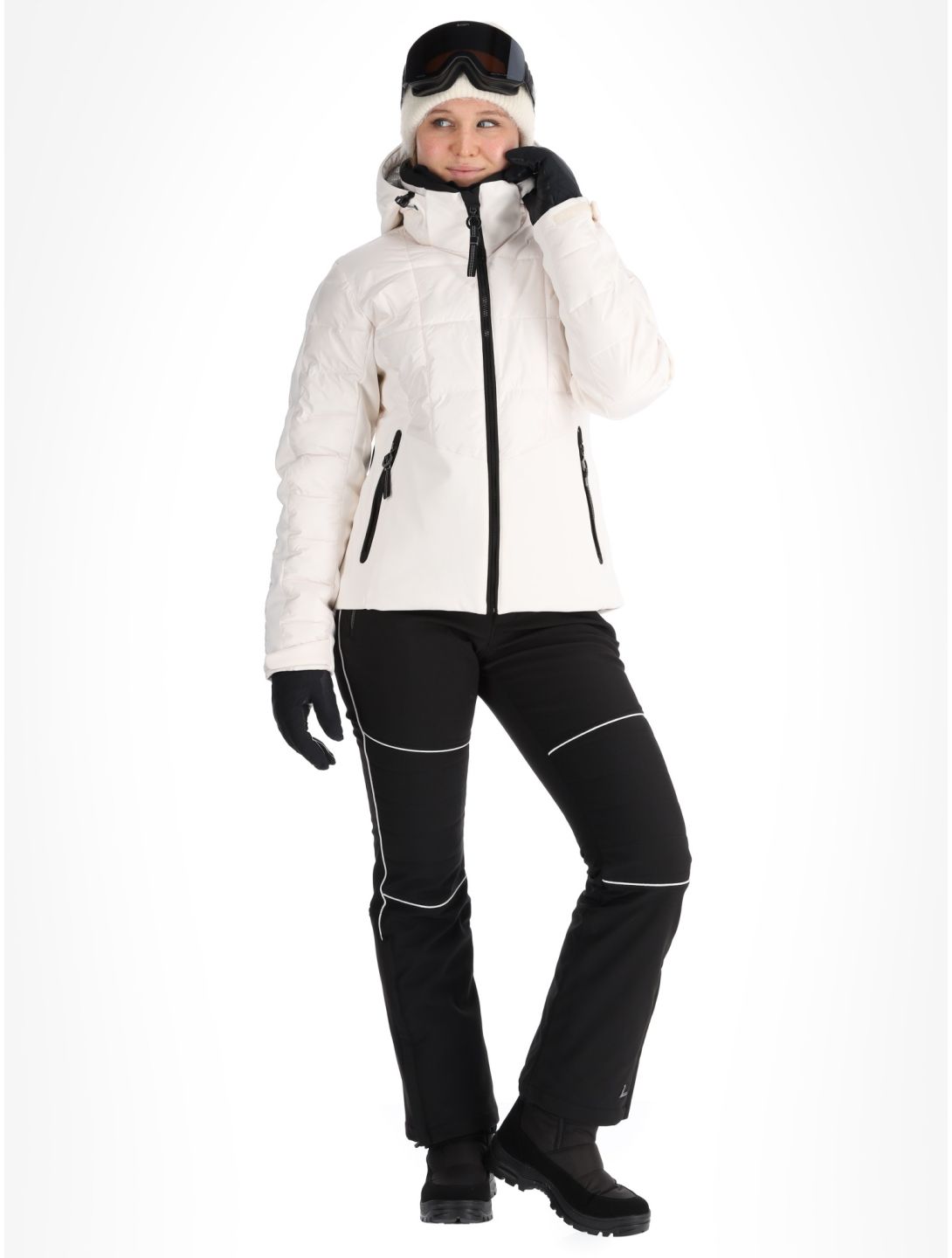 Luhta, Kuivasalmi ski-jas dames Powder beige 