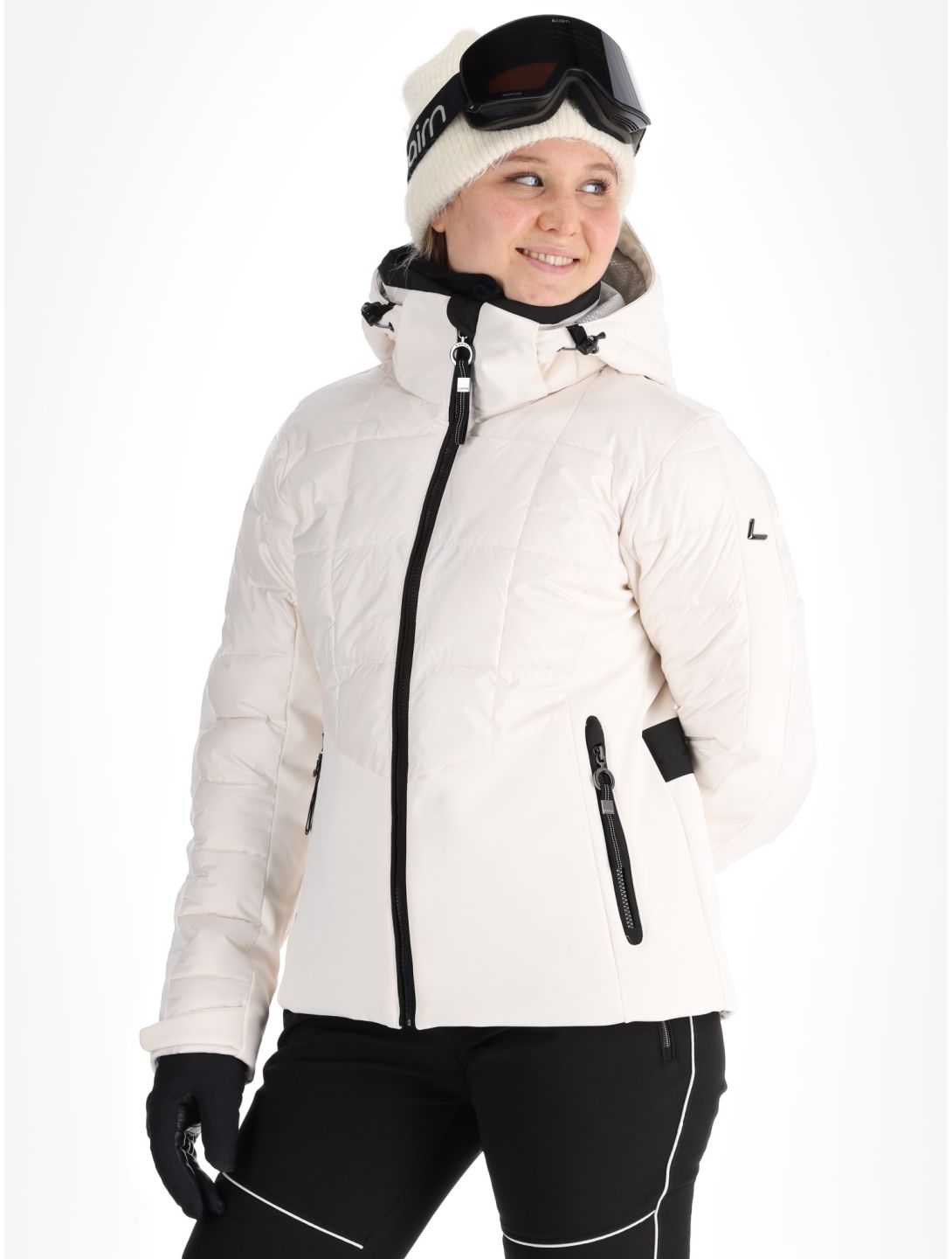 Luhta, Kuivasalmi ski-jas dames Powder beige 