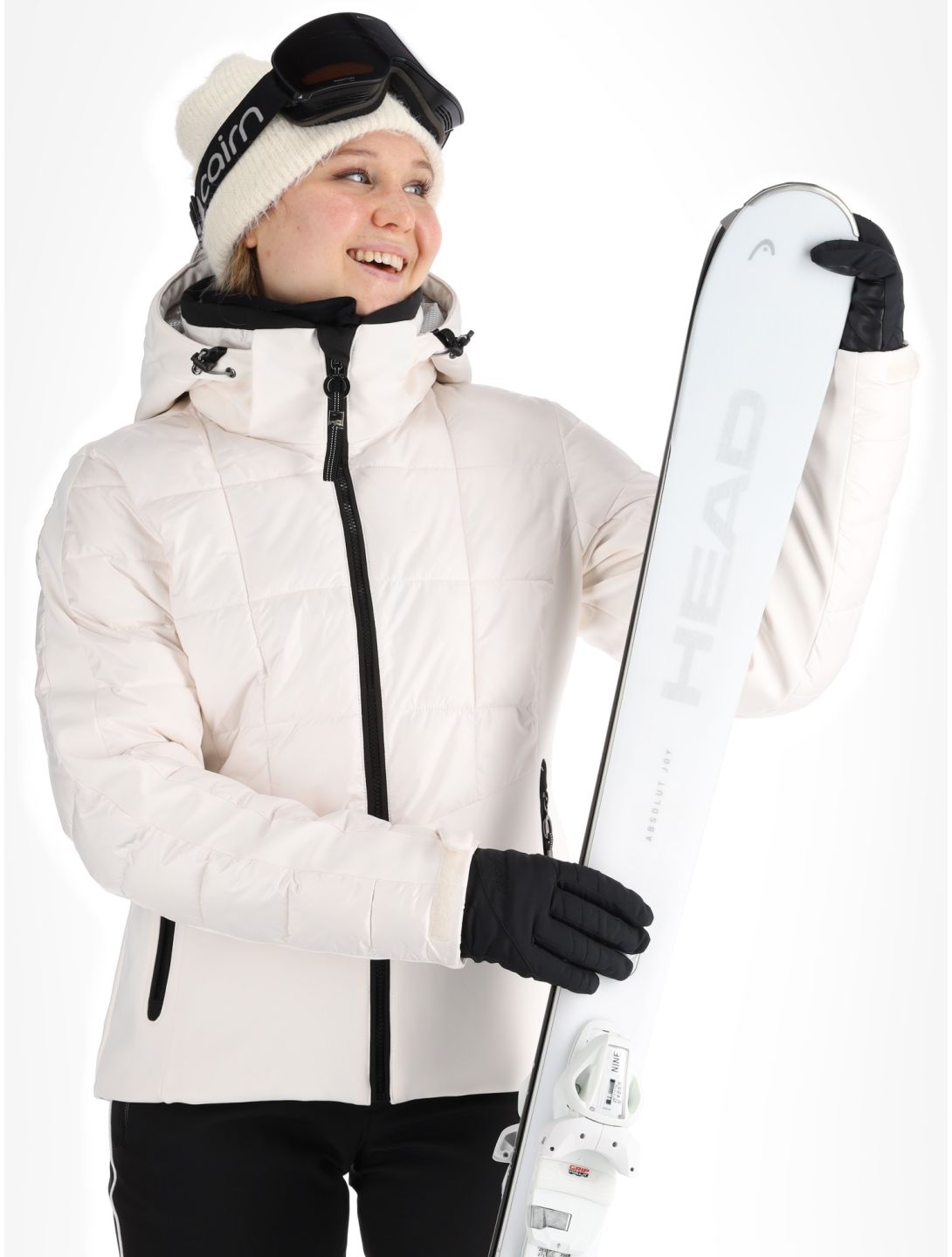 Luhta, Kuivasalmi ski-jas dames Powder beige 