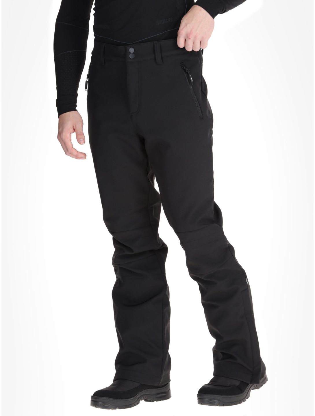 Luhta, Kuusamo softshell skibroek heren Black zwart 