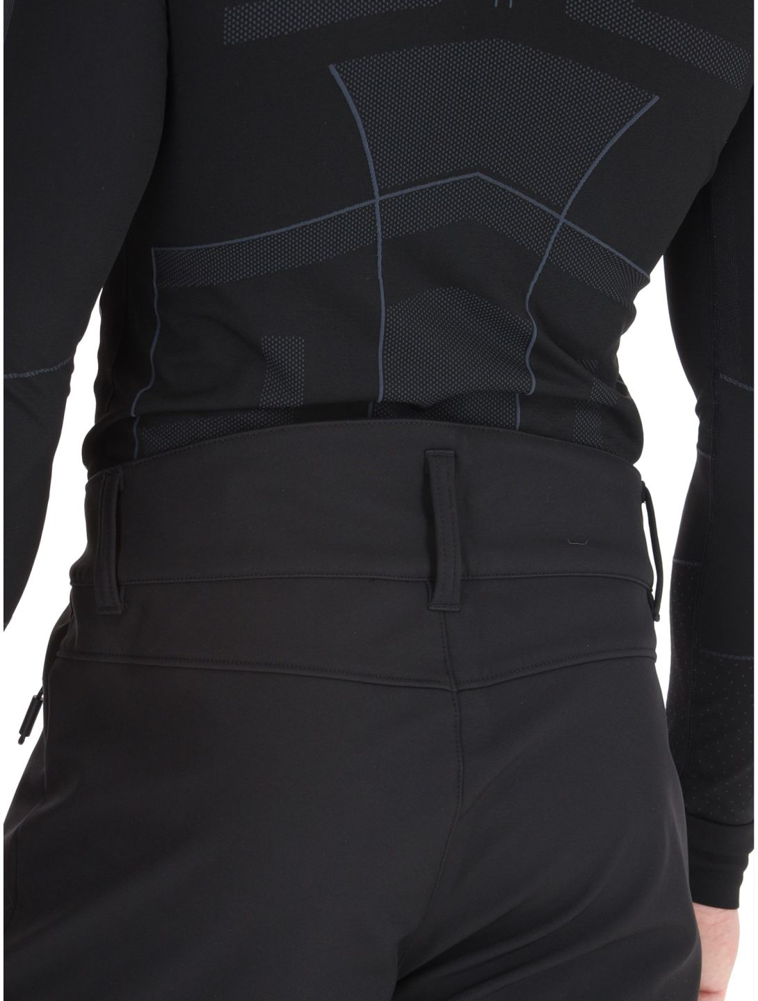 Luhta, Kuusamo softshell skibroek heren Black zwart 