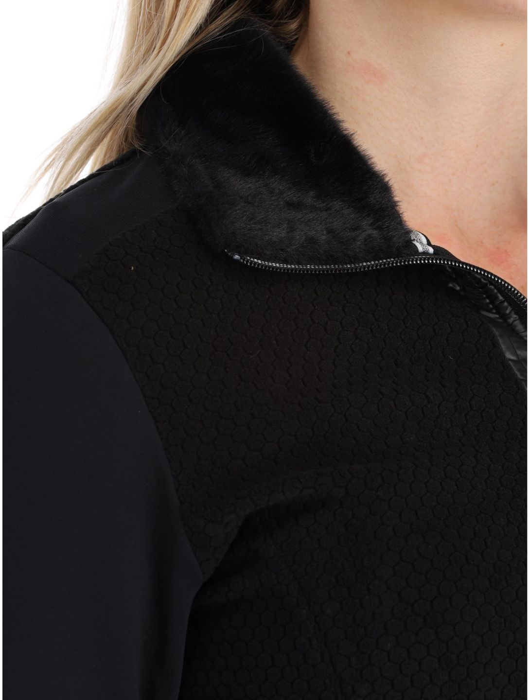 Luhta, Lainiotunturi vest dames Black grijs, zwart 