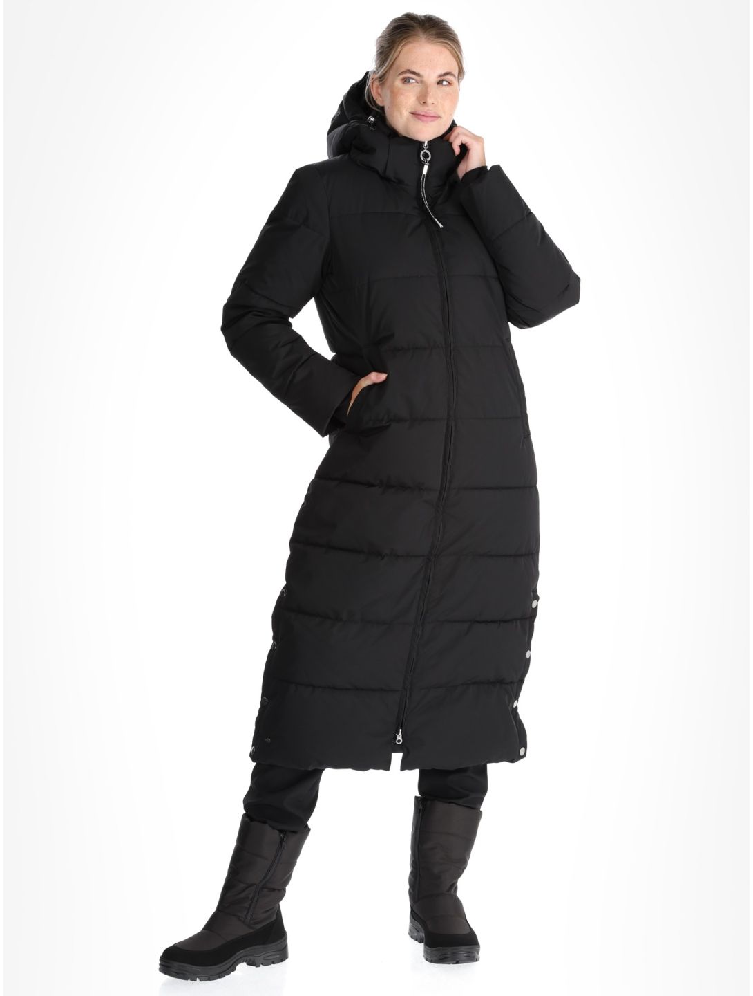 Luhta, Iisalmi winterjas dames Basic Black zwart 