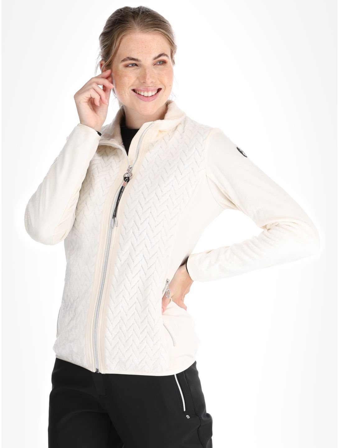 Luhta, Ikaala vest dames Natural White wit 