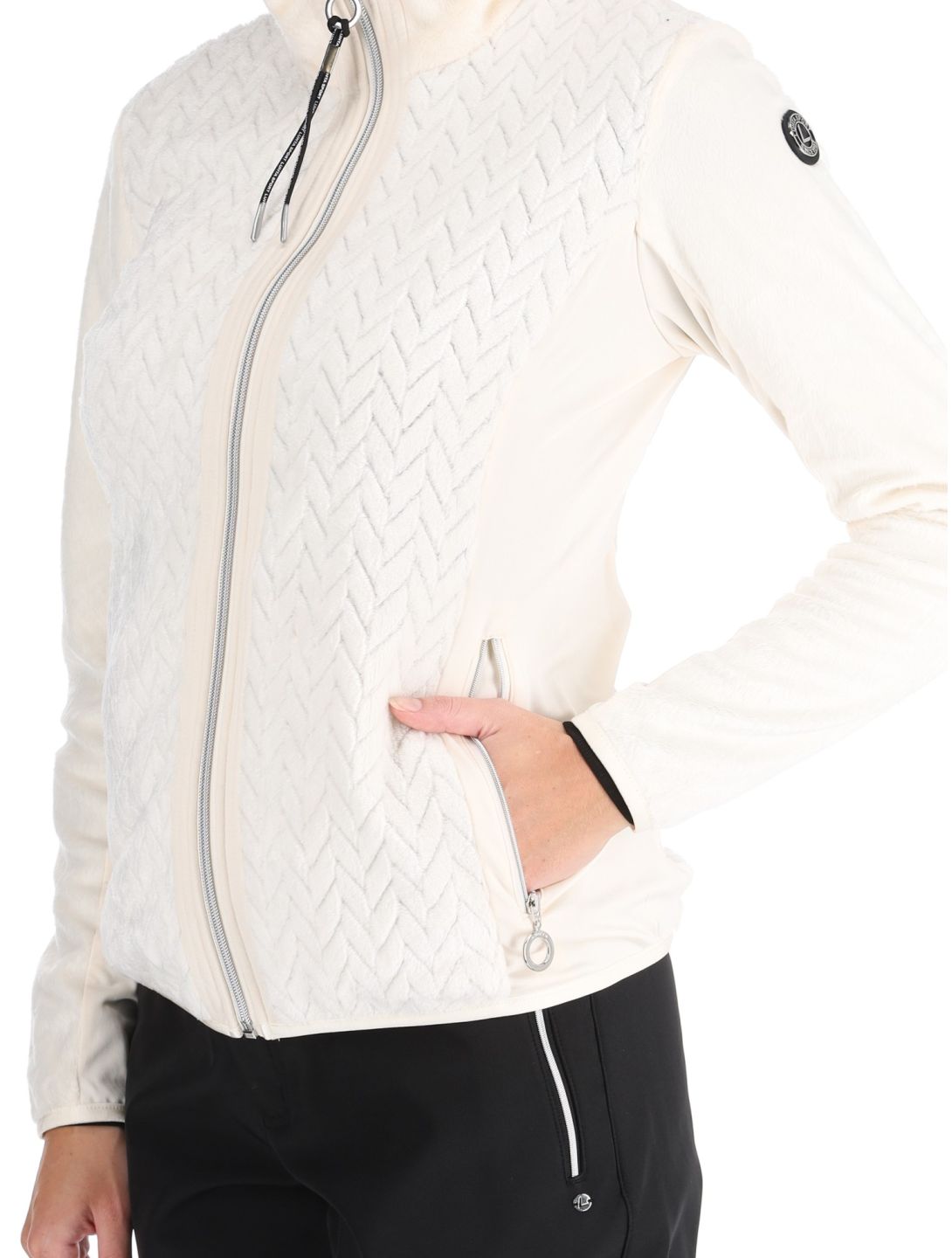 Luhta, Ikaala vest dames Natural White wit 