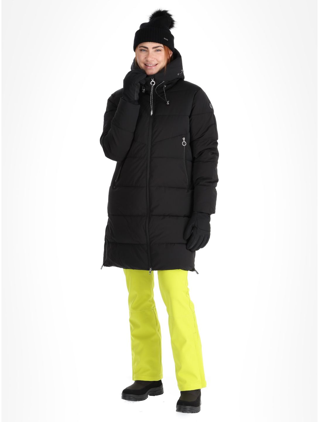 Luhta, Inkoo winterjas dames Basic Black zwart 