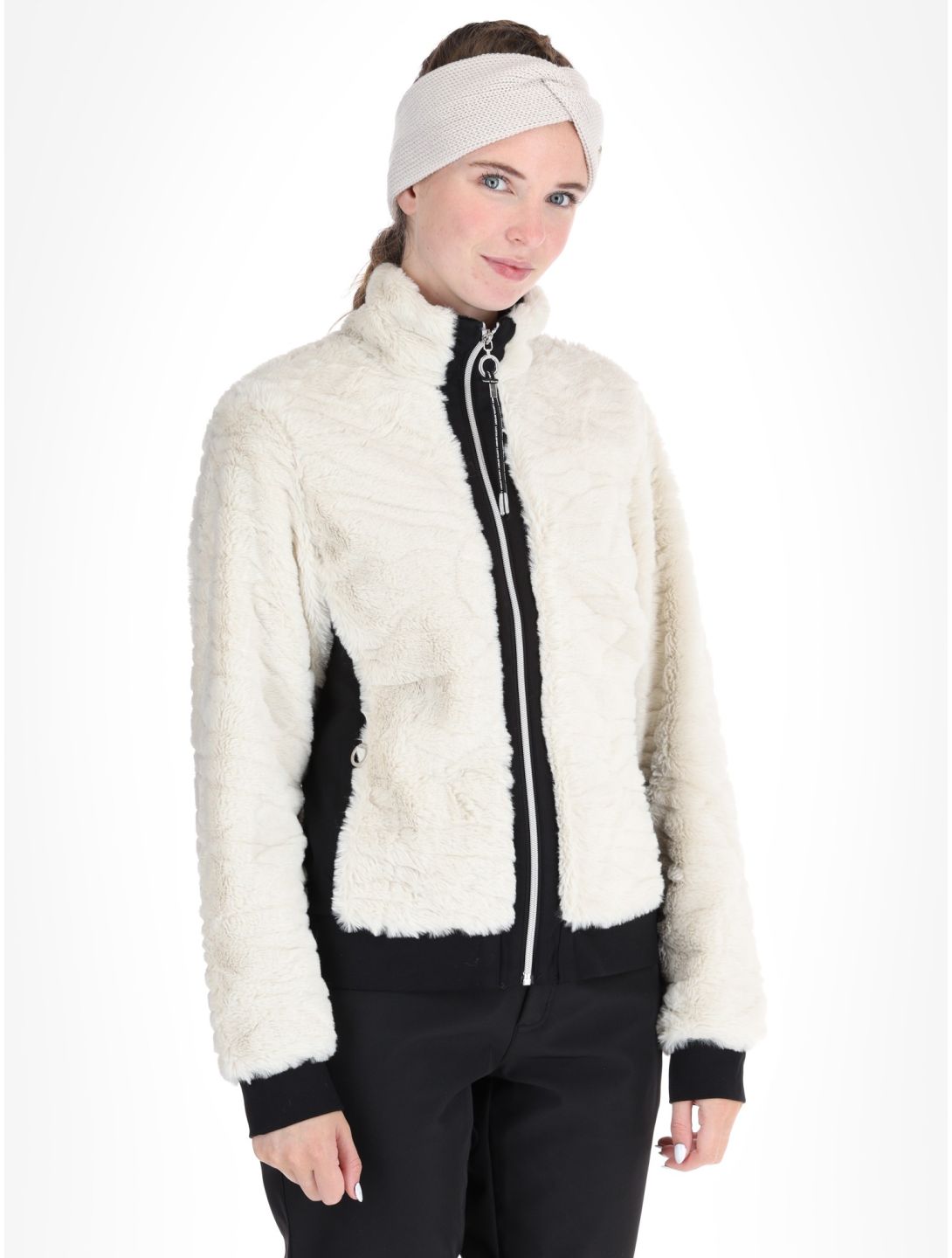 Luhta, Luhta Isolahti vest dames Natural White wit 