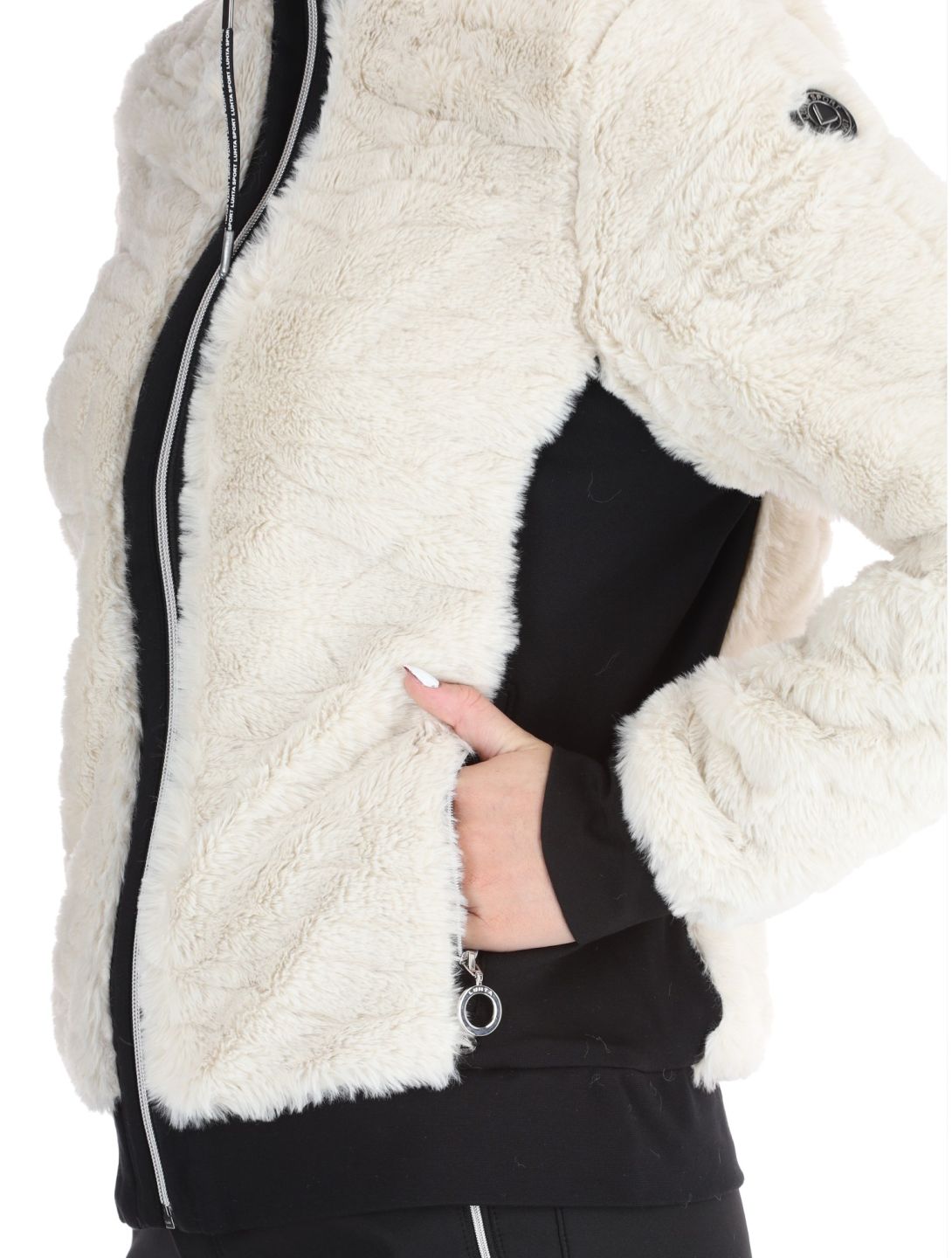 Luhta, Luhta Isolahti vest dames Natural White wit 