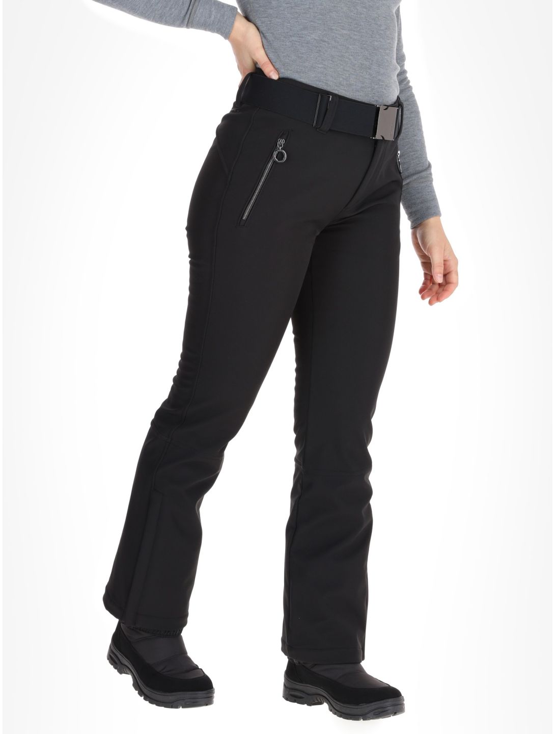 Luhta, Joentaus C softshell skibroek dames Black zwart 