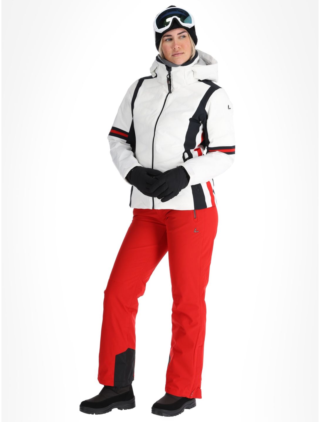 Luhta, Luhta Kaaresuvanto ski-jas dames Optic White wit 