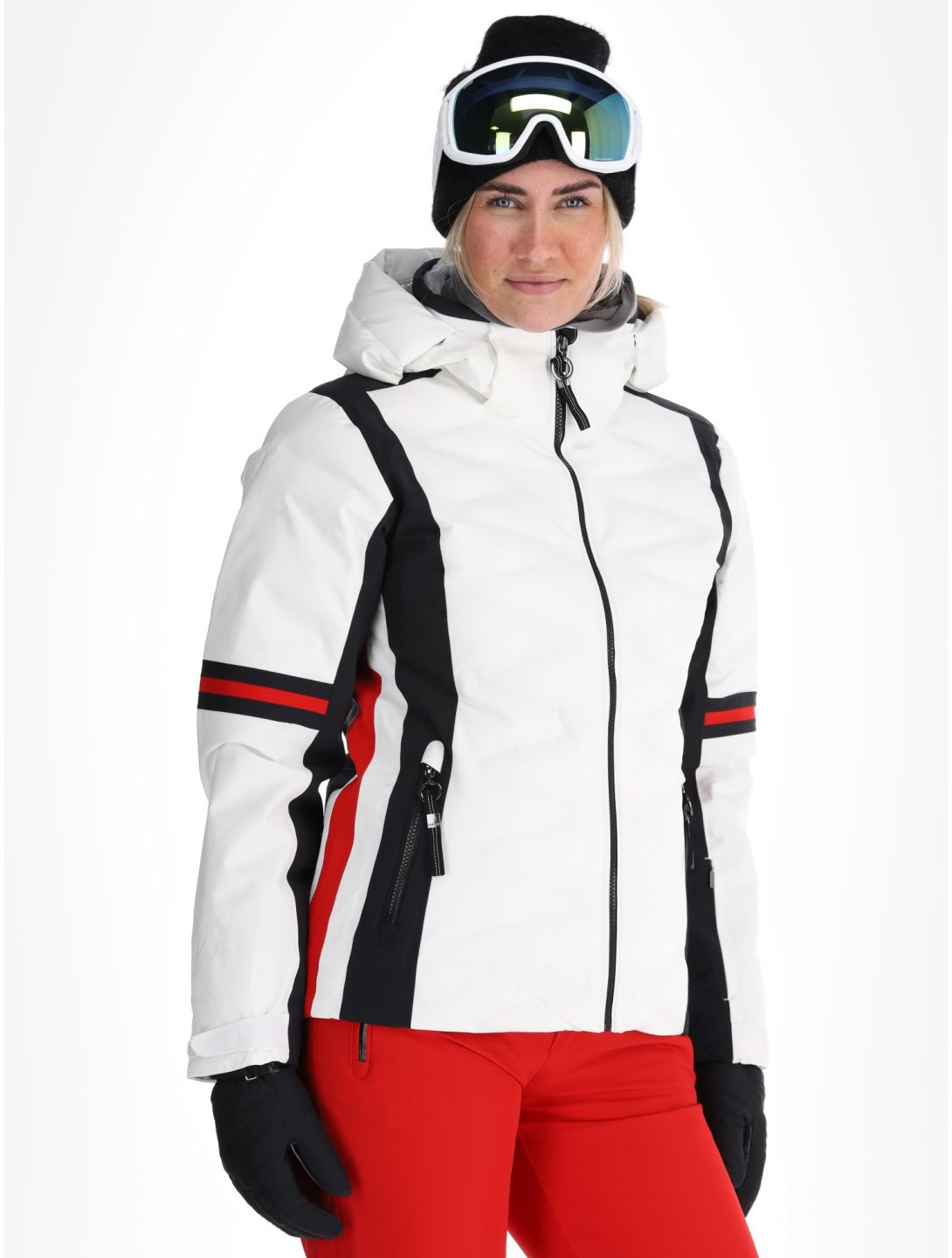 Luhta, Luhta Kaaresuvanto ski-jas dames Optic White wit 