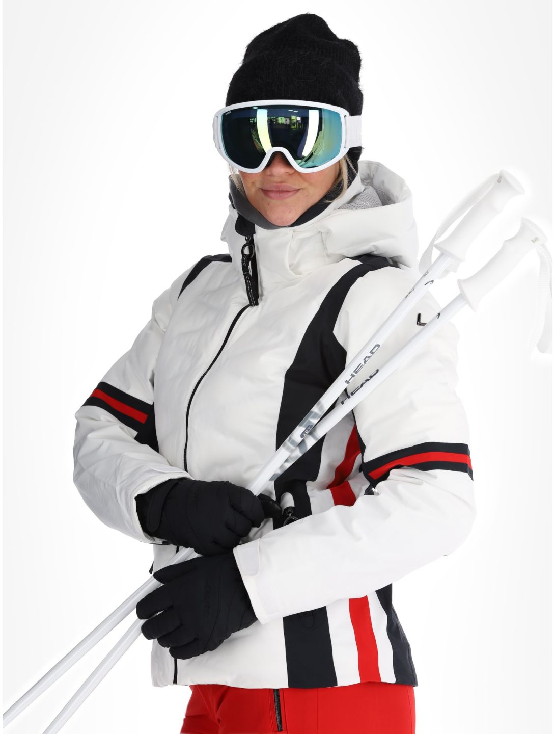 Luhta, Luhta Kaaresuvanto ski-jas dames Optic White wit 