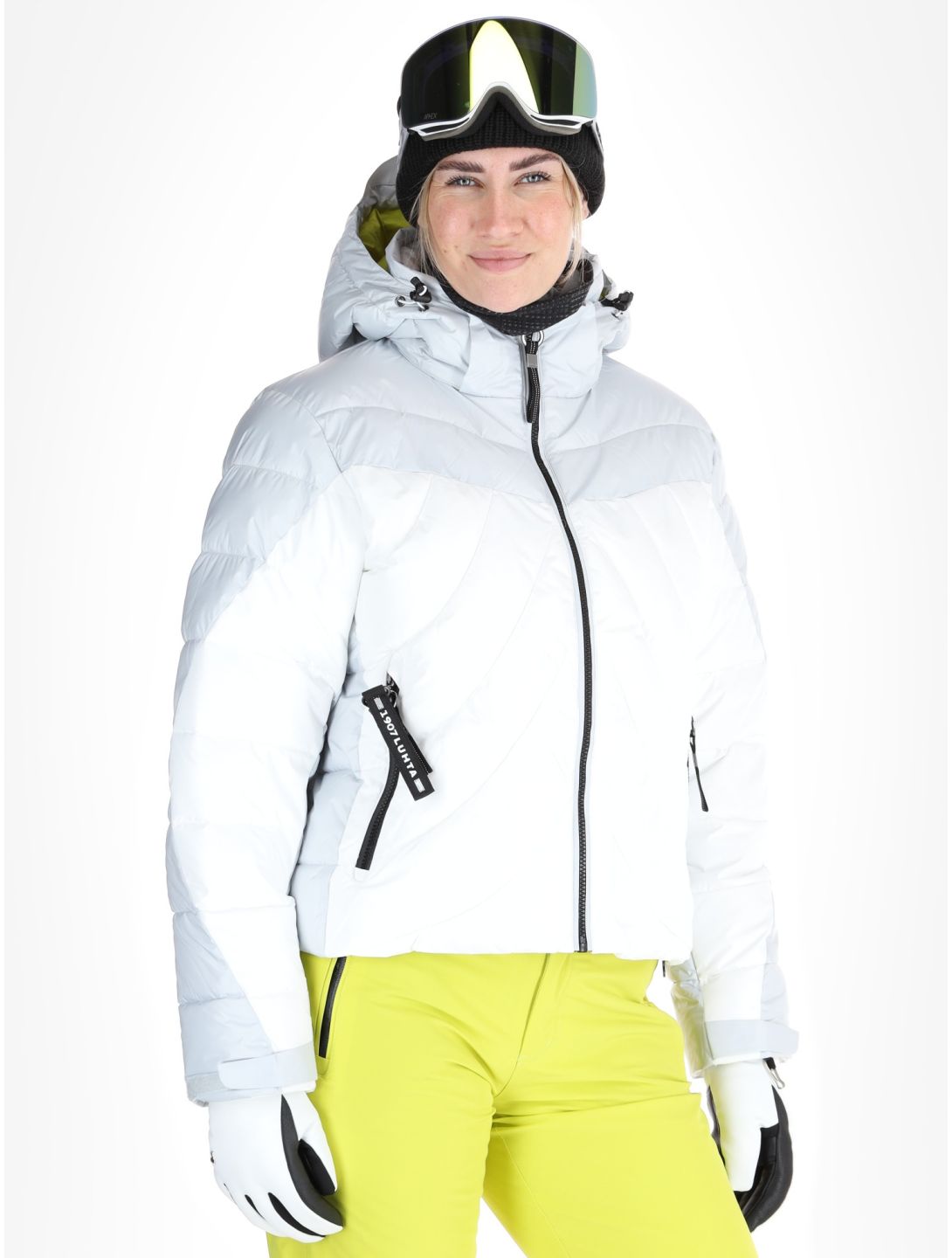 Luhta, Kiistala ski-jas dames Optic White wit 