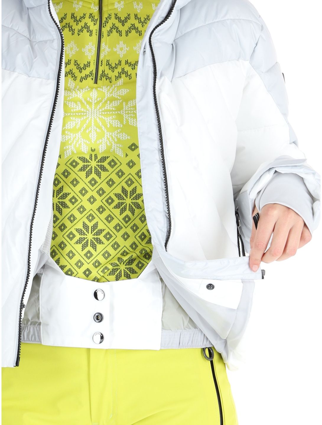 Luhta, Kiistala ski-jas dames Optic White wit 