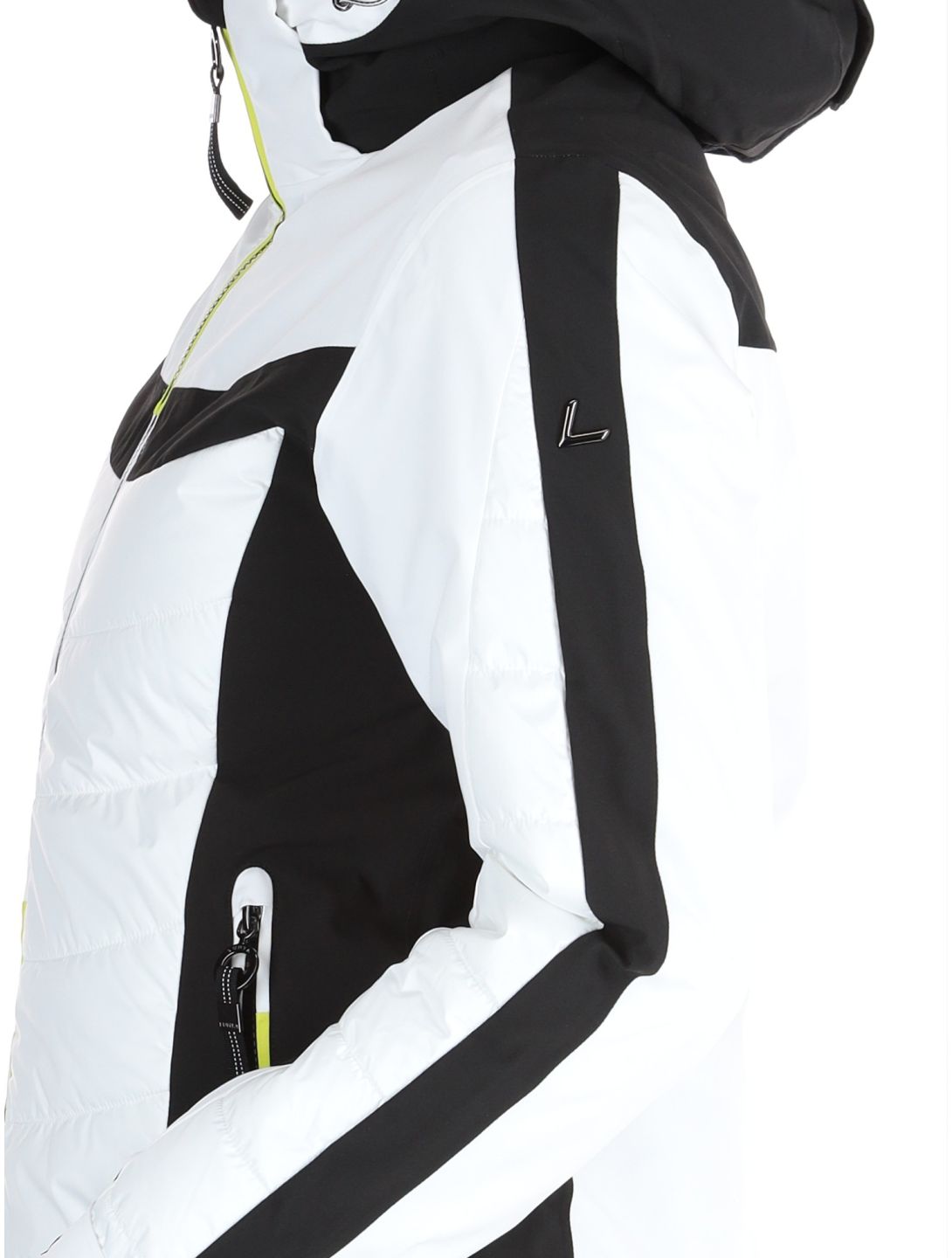 Luhta, Kitinen ski-jas dames Optic White wit 