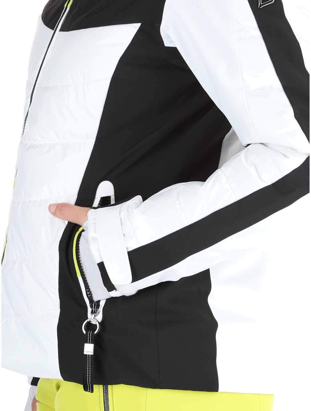 Luhta, Kitinen ski-jas dames Optic White wit 