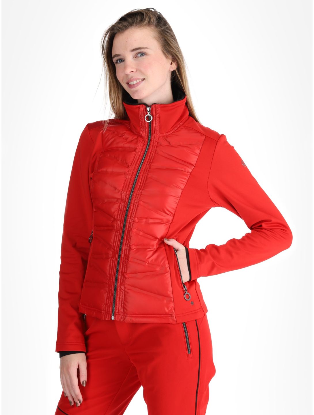 Luhta, Luosu vest dames Cranberry rood 