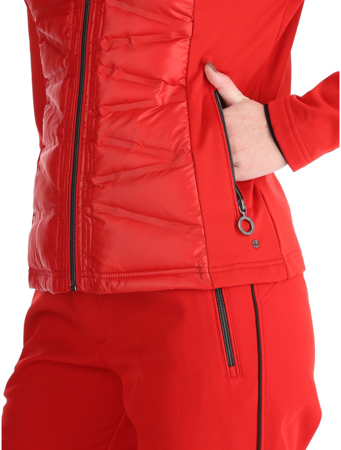 Luhta, Luosu vest dames Cranberry rood 