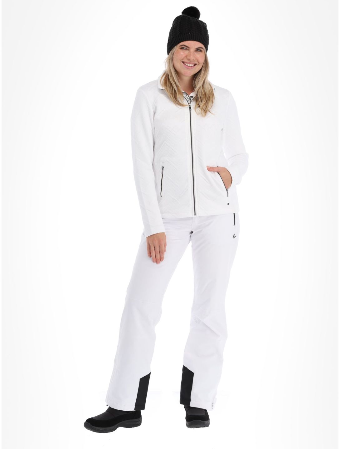 Luhta, Olostunturi vest dames Optic White wit 