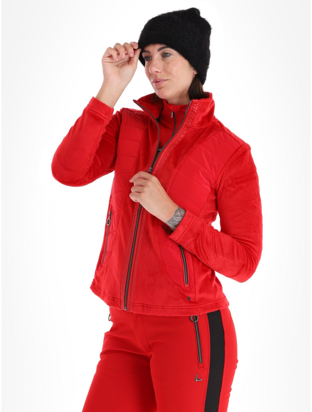 Luhta, Ounastunturi vest dames Cranberry rood 