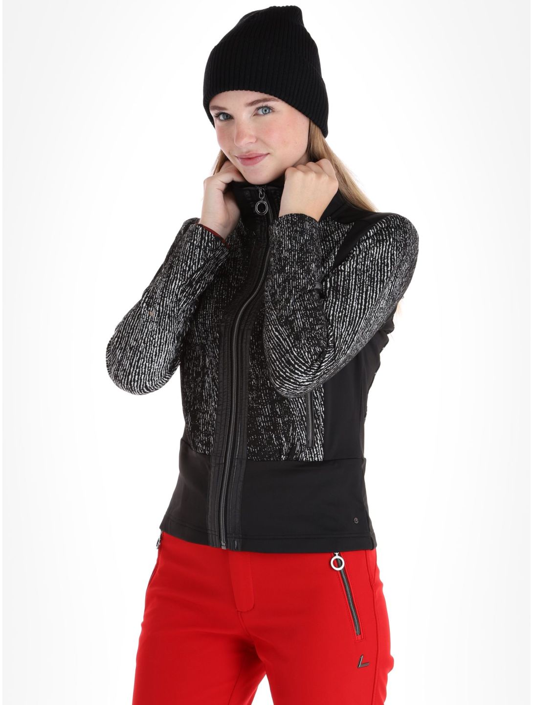 Luhta, Pallastunturi vest dames Black zwart 