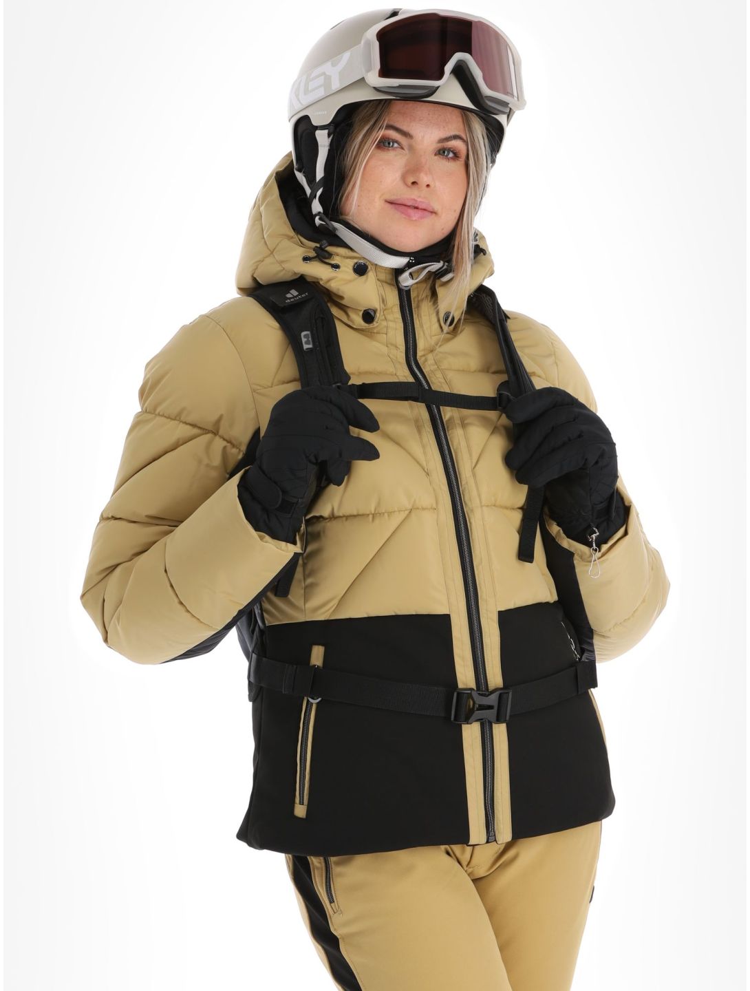 Luhta, Suomutunturi ski-jas dames Cafe Au Lait beige 