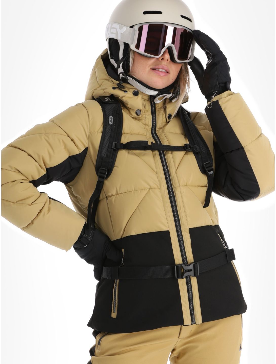 Luhta, Suomutunturi ski-jas dames Cafe Au Lait beige 