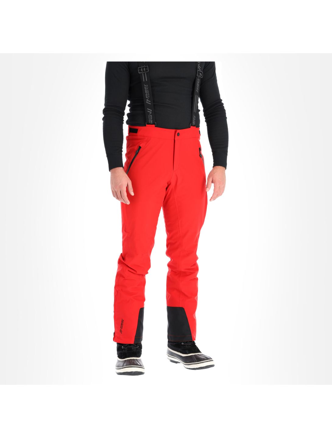 Maier Sports, Copper Slim skibroek long model heren tango Rood