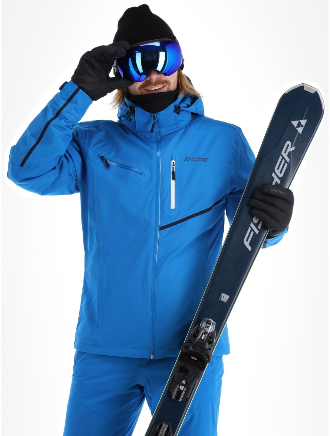 Maier Sports, Isidro ski-jas heren Imperial / Nightsky blauw 