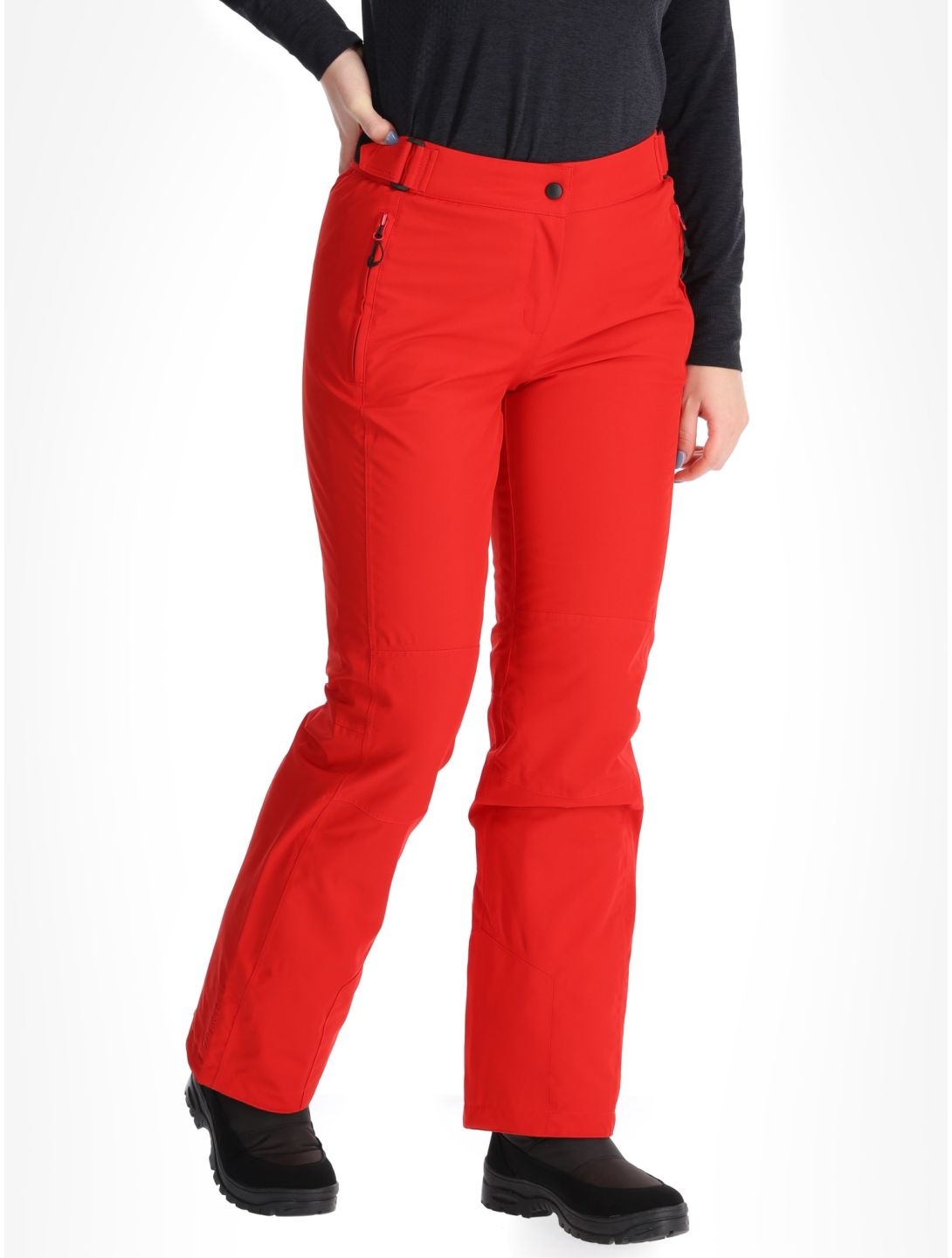 Maier Sports, Vroni Slim 2.0 skibroek dames Salsa rood 