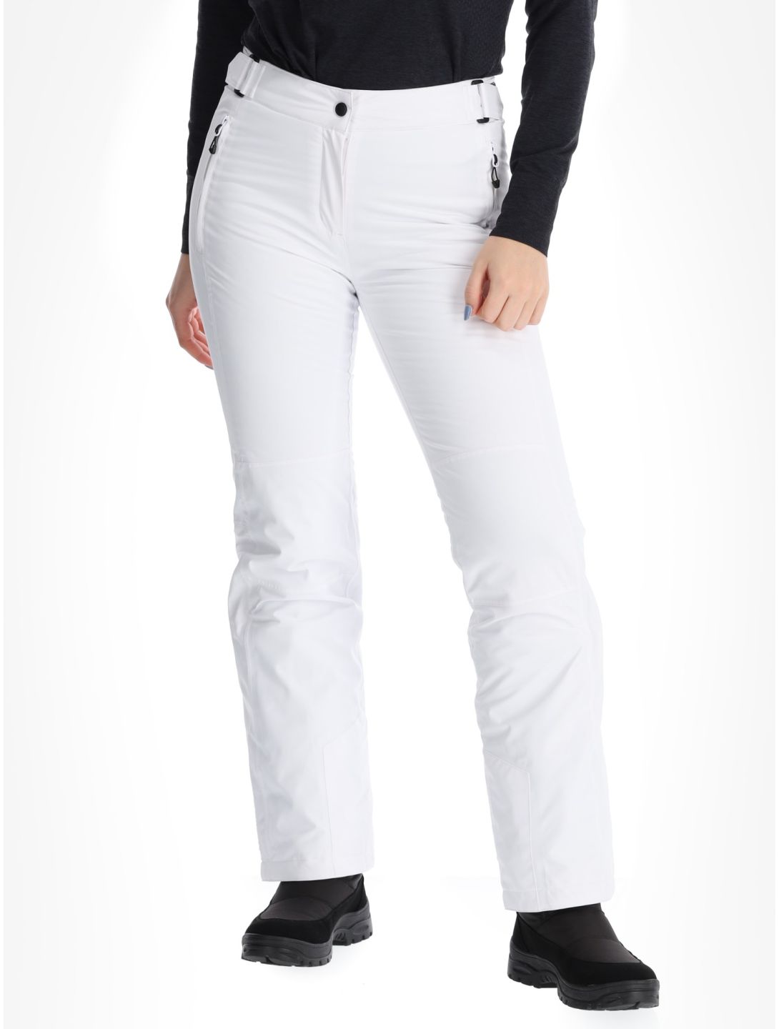 Maier Sports, Vroni Slim 2.0 skibroek dames White wit 