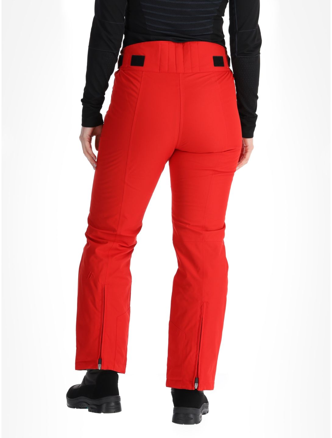 Maier Sports, Vroni Slim 2.0 skibroek kort model dames Salsa rood 