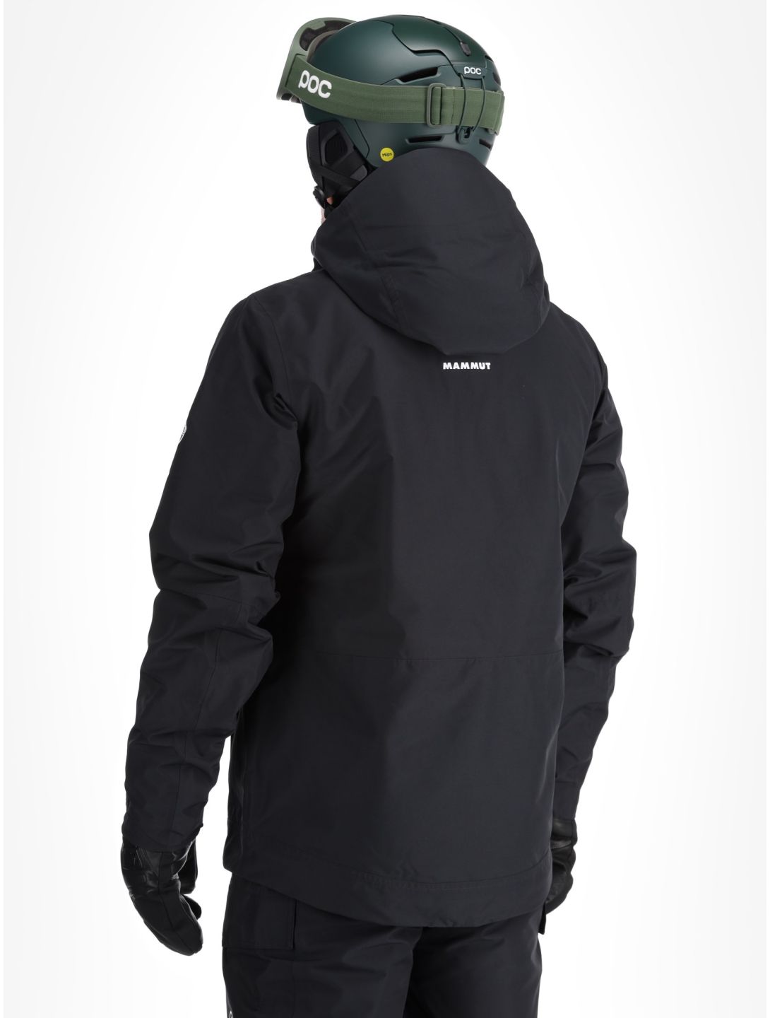 Mammut, Fall Line HS Thermo Hooded ski-jas heren Black zwart 