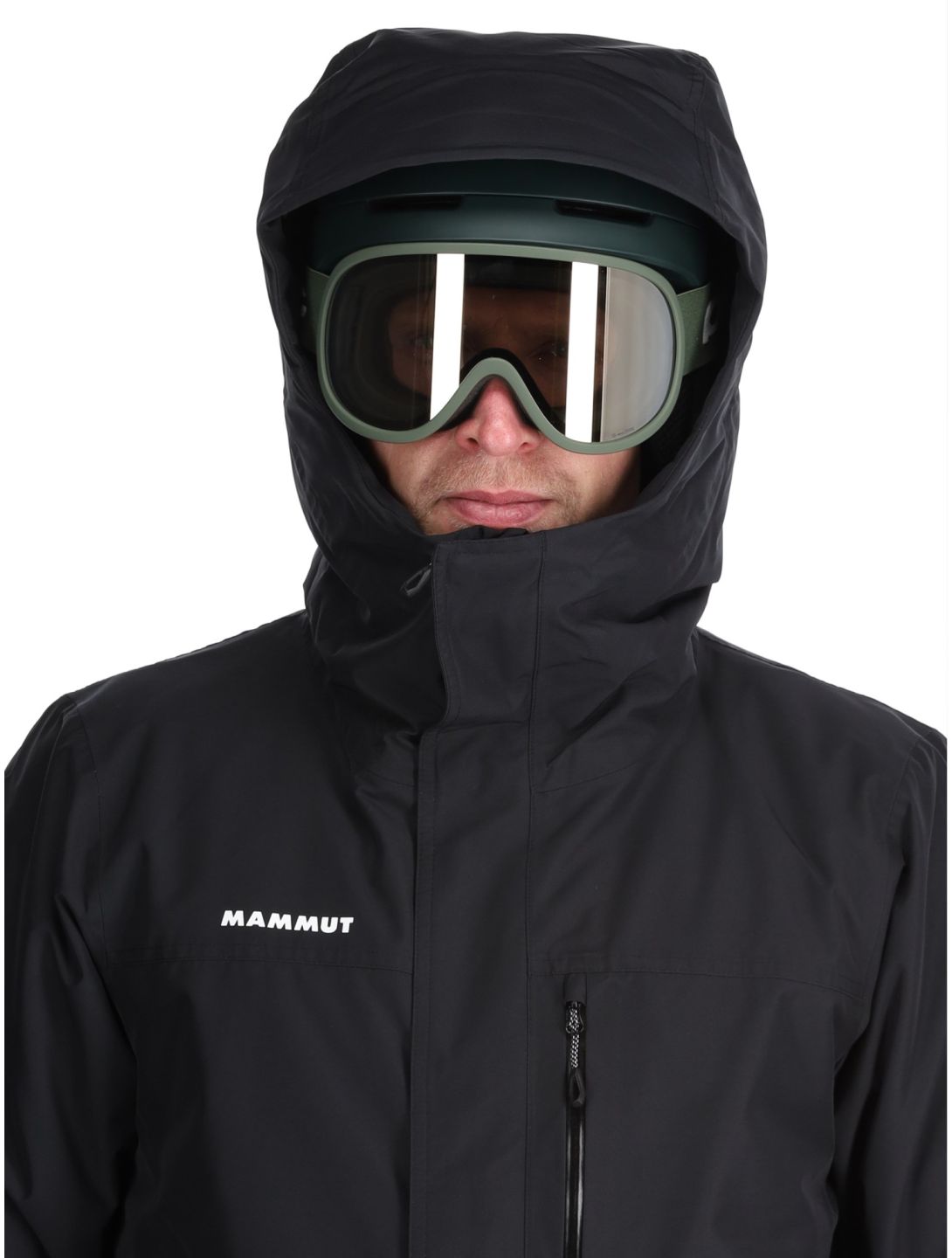 Mammut, Fall Line HS Thermo Hooded ski-jas heren Black zwart 