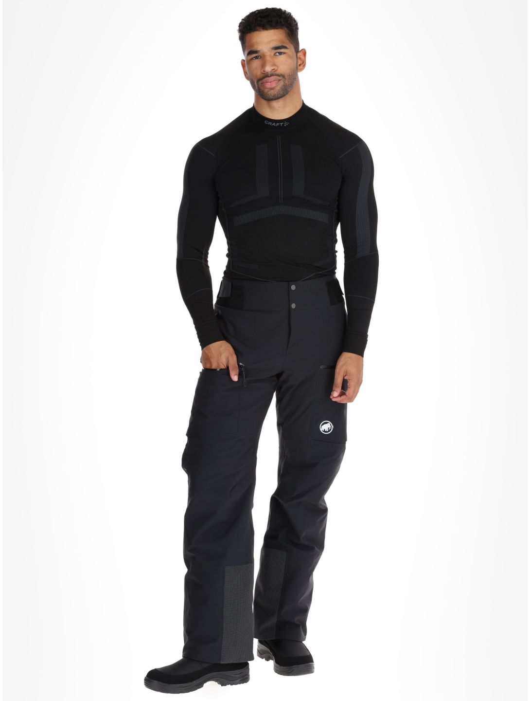 Mammut, Stoney HS Thermo skibroek heren Black zwart 